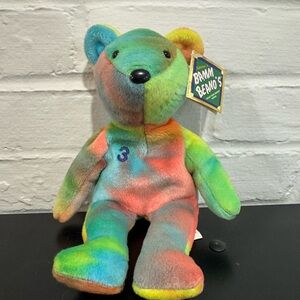 NWT Rodriguez Multicolor Plush Bear